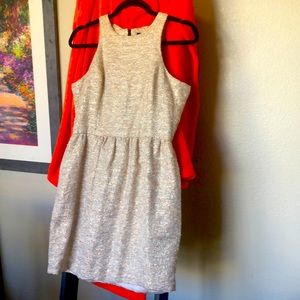 #9 ⚜️ Sparkly Metallic Retro Gold Mini Dress ⚜️